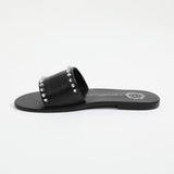 AZAMI Mule neutre en cuir