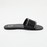 AZAMI Mule neutre en cuir