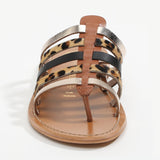 PRAPION Mule imprimée animal en cuir