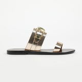 RAN Mule brillante en cuir