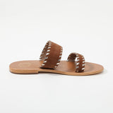 NIRTLE Sandale brillante en cuir