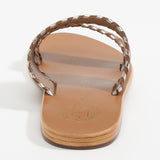 NIRTLE Sandale brillante en cuir