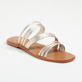 EDISA Mule brillante en cuir