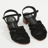 UMA Sandale neutre en cuir