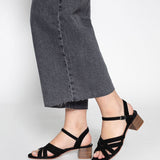 UMA Sandale neutre en cuir