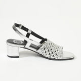 KAMA Sandale brillante en cuir