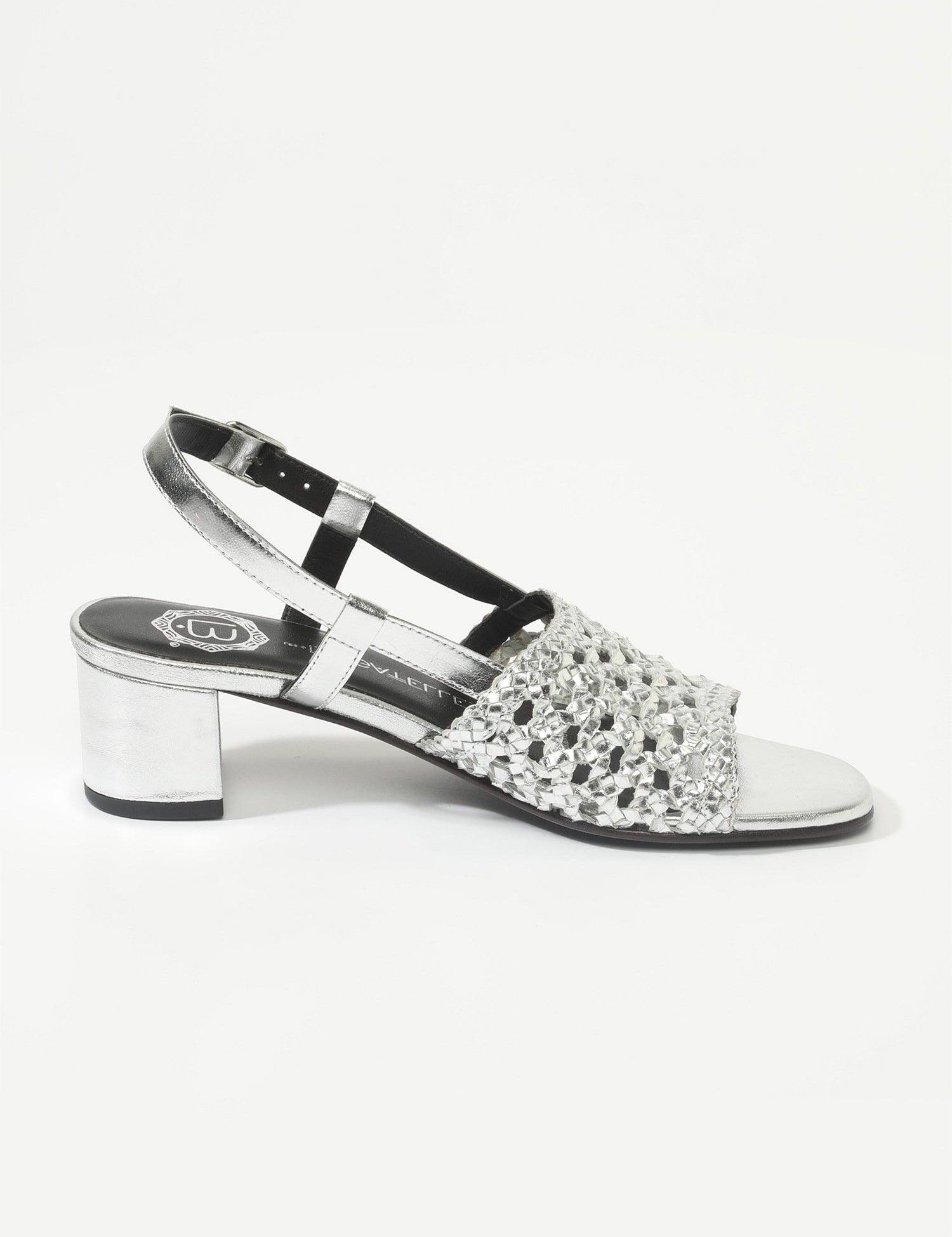 KAMA Sandale brillante en cuir