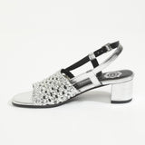 KAMA Sandale brillante en cuir