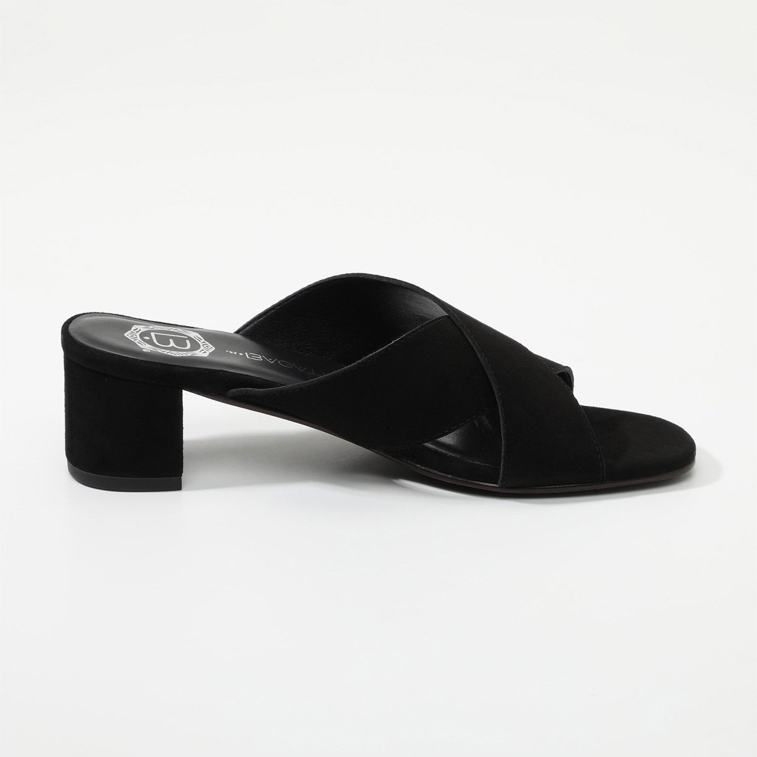 NAHIA Mule neutre en cuir