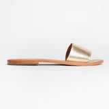 YORK Mule brillante en cuir