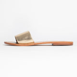 YORK Mule brillante en cuir