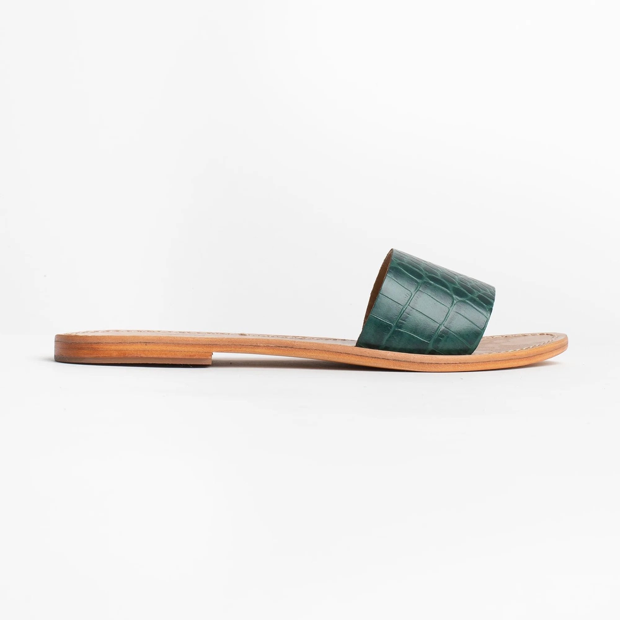 YORK Mule imprimée animal en cuir