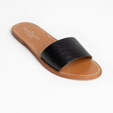 YORK Mule imprimée animal en cuir