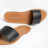 YORK Mule imprimée animal en cuir