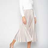 MORGAN Sandale brillante en cuir