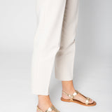 BURKE Sandale brillante en cuir