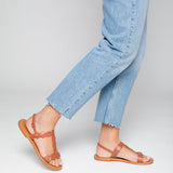 BURKE Sandale neutre en cuir