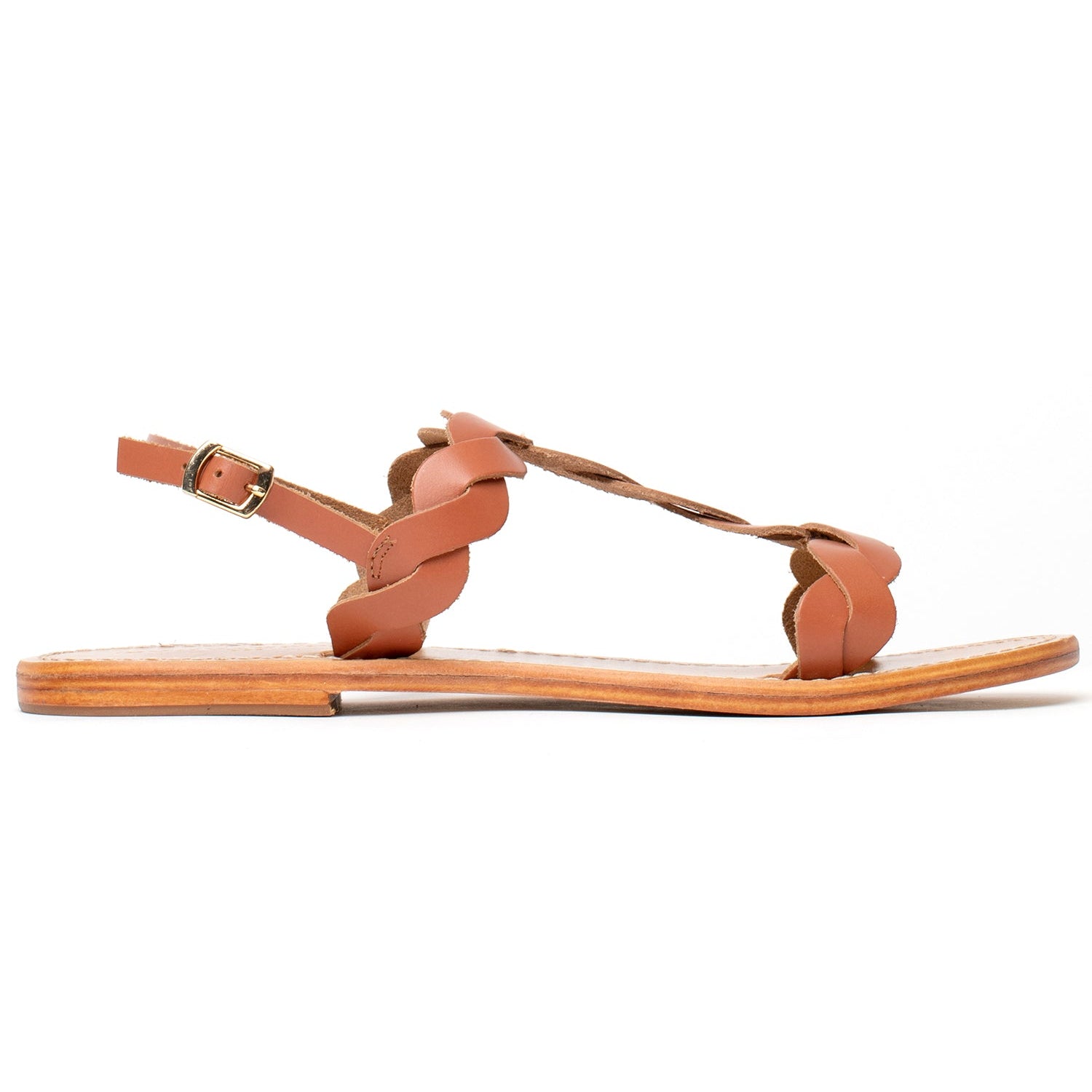 BURKE Sandale neutre en cuir