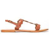 BURKE Sandale neutre en cuir