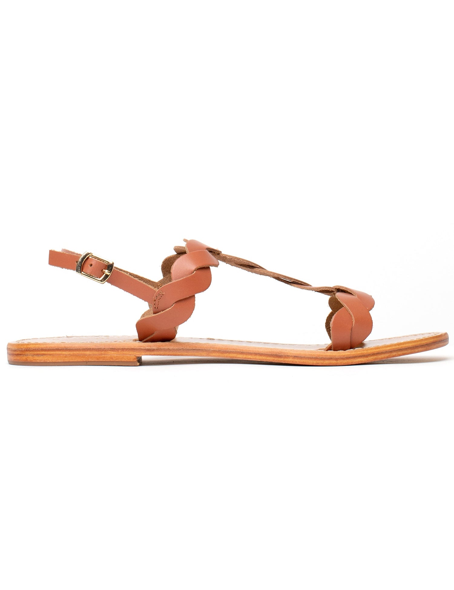 BURKE Sandale neutre en cuir