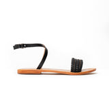 LEFFERTS Sandale neutre en cuir