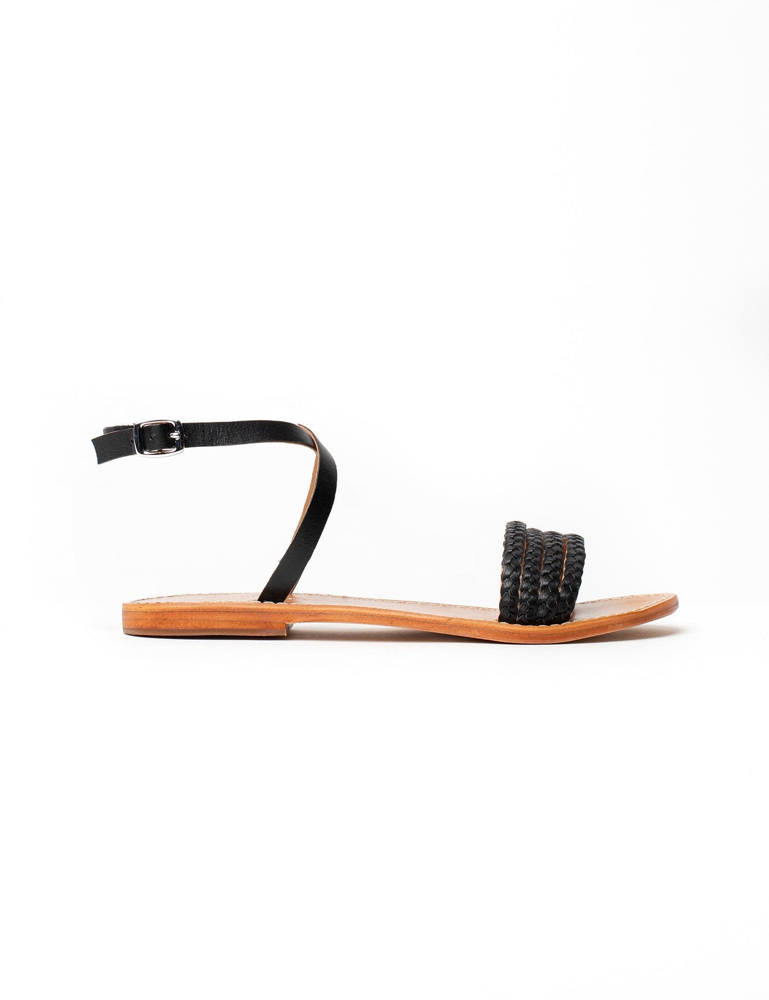 LEFFERTS Sandale neutre en cuir