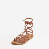 CRESCENT Sandale neutre en cuir