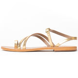 GUAYABA Sandale brillante en cuir