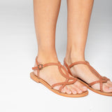 CLORINDE Sandale neutre en cuir
