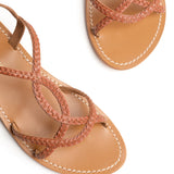 CLORINDE Sandale neutre en cuir