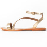 CONEY Sandale brillante en cuir