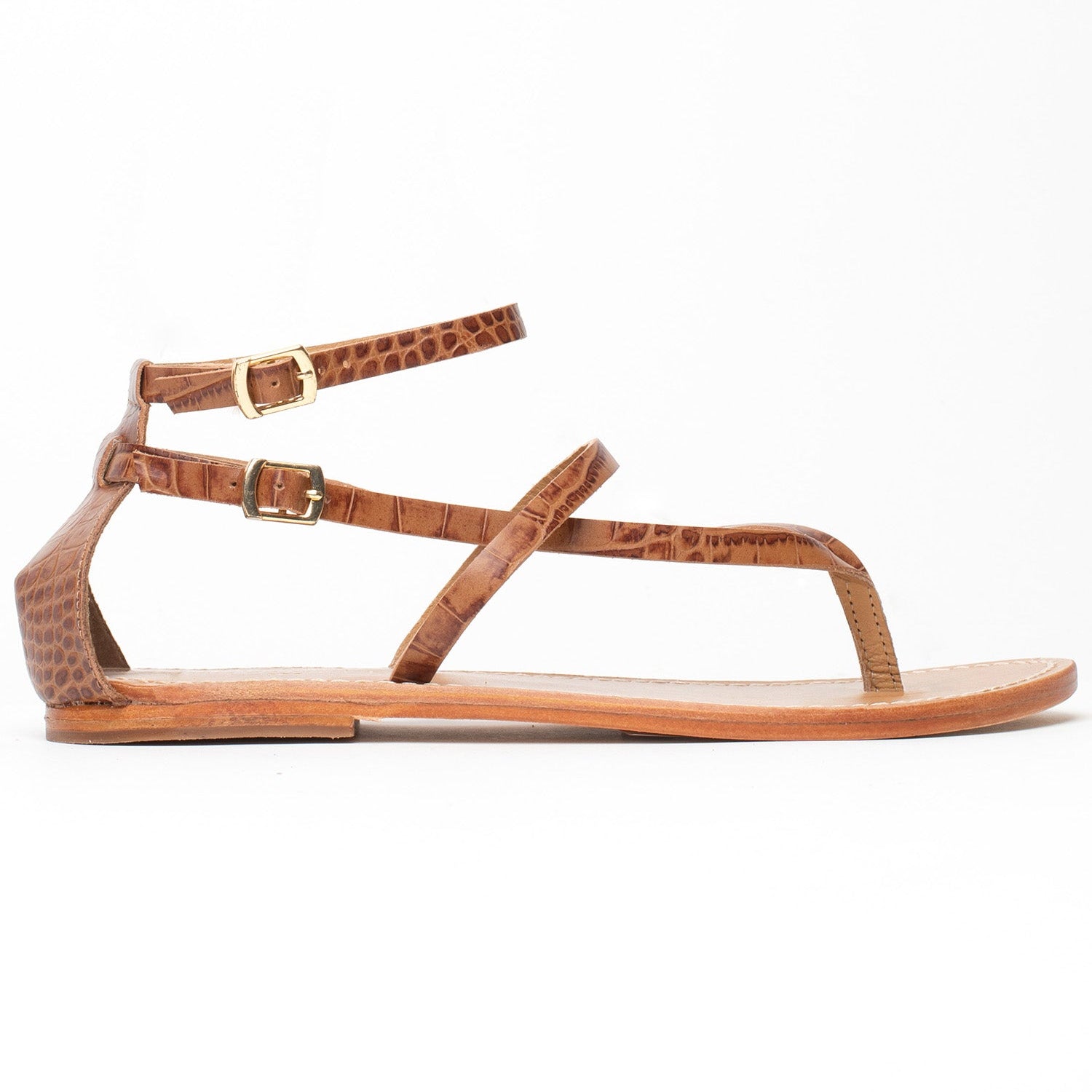 MOSHOLU Sandale imprimée animal en cuir
