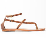 MOSHOLU Sandale imprimée animal en cuir