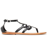 JUNTA Sandale neutre en cuir