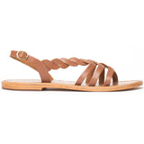 SATYRE Sandale neutre en cuir