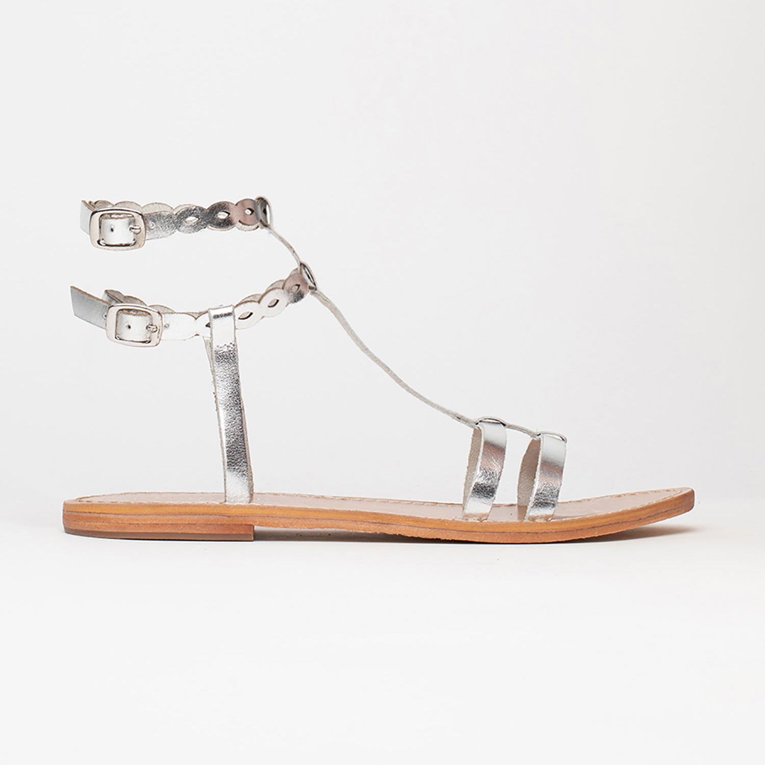JESSAMINE Sandale brillante en cuir