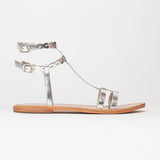 JESSAMINE Sandale brillante en cuir