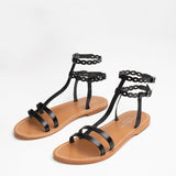JESSAMINE Sandale neutre en cuir