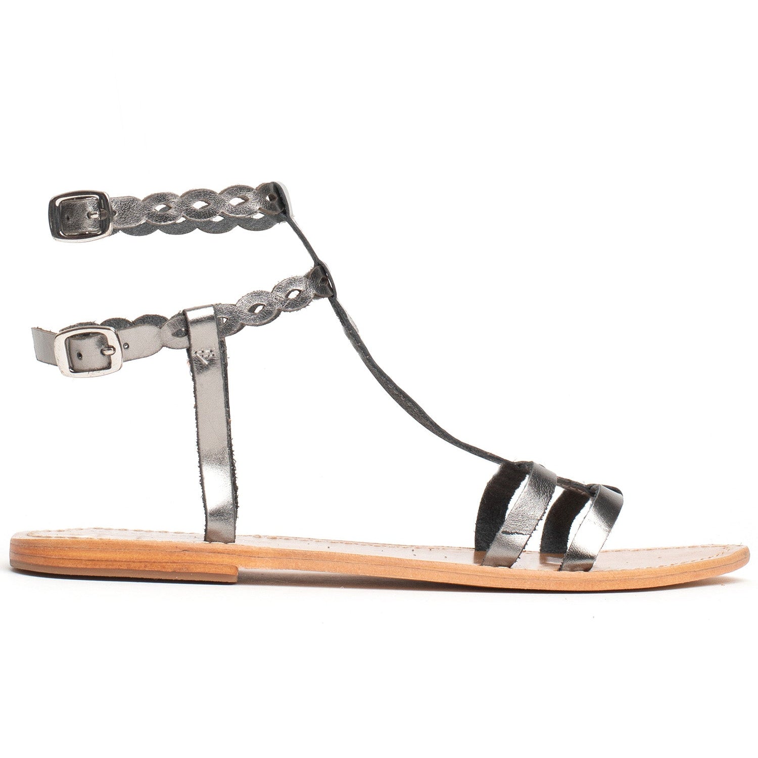 JESSAMINE Sandale brillante en cuir