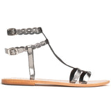 JESSAMINE Sandale brillante en cuir