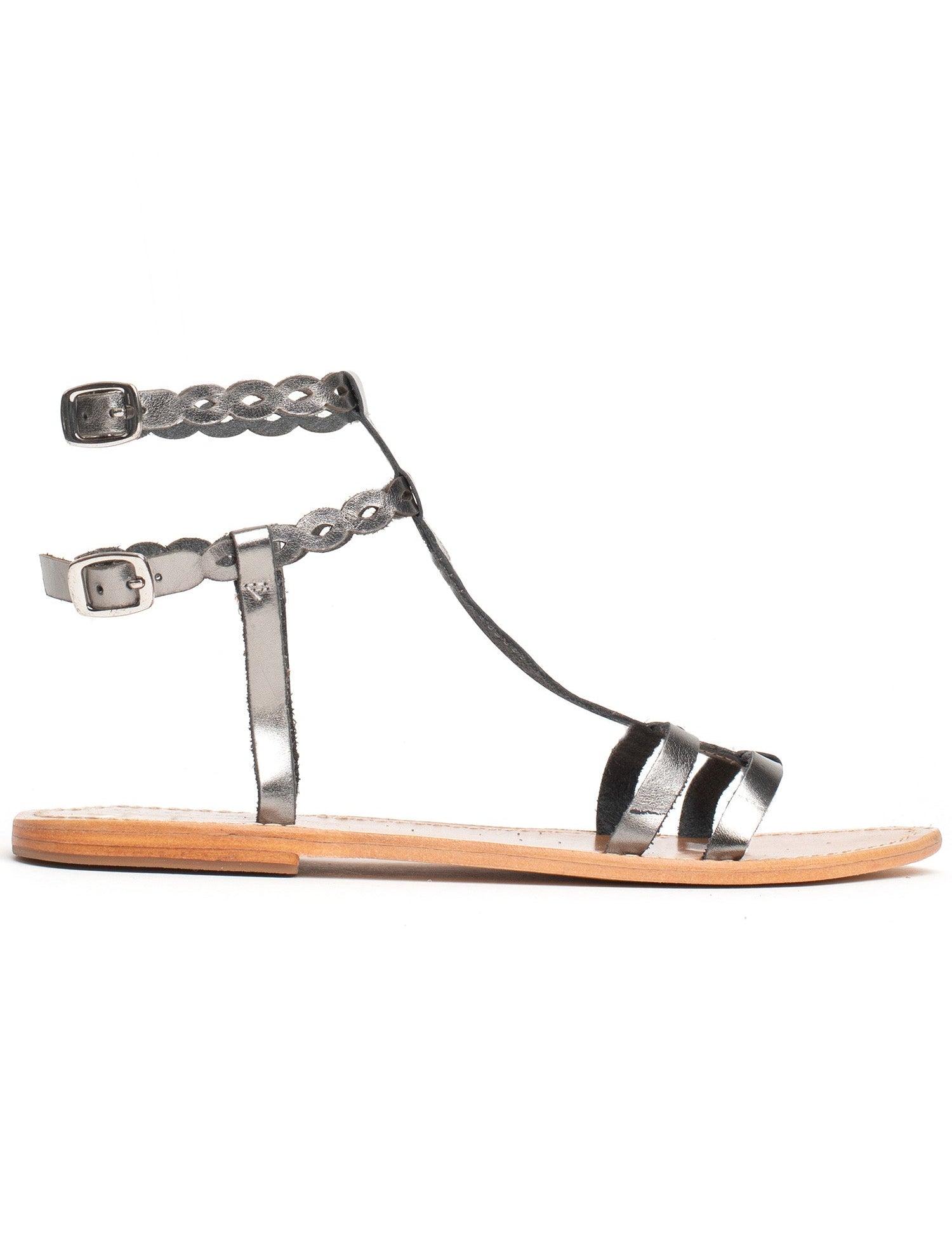 JESSAMINE Sandale brillante en cuir