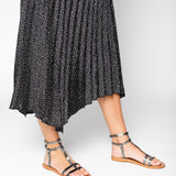JESSAMINE Sandale brillante en cuir