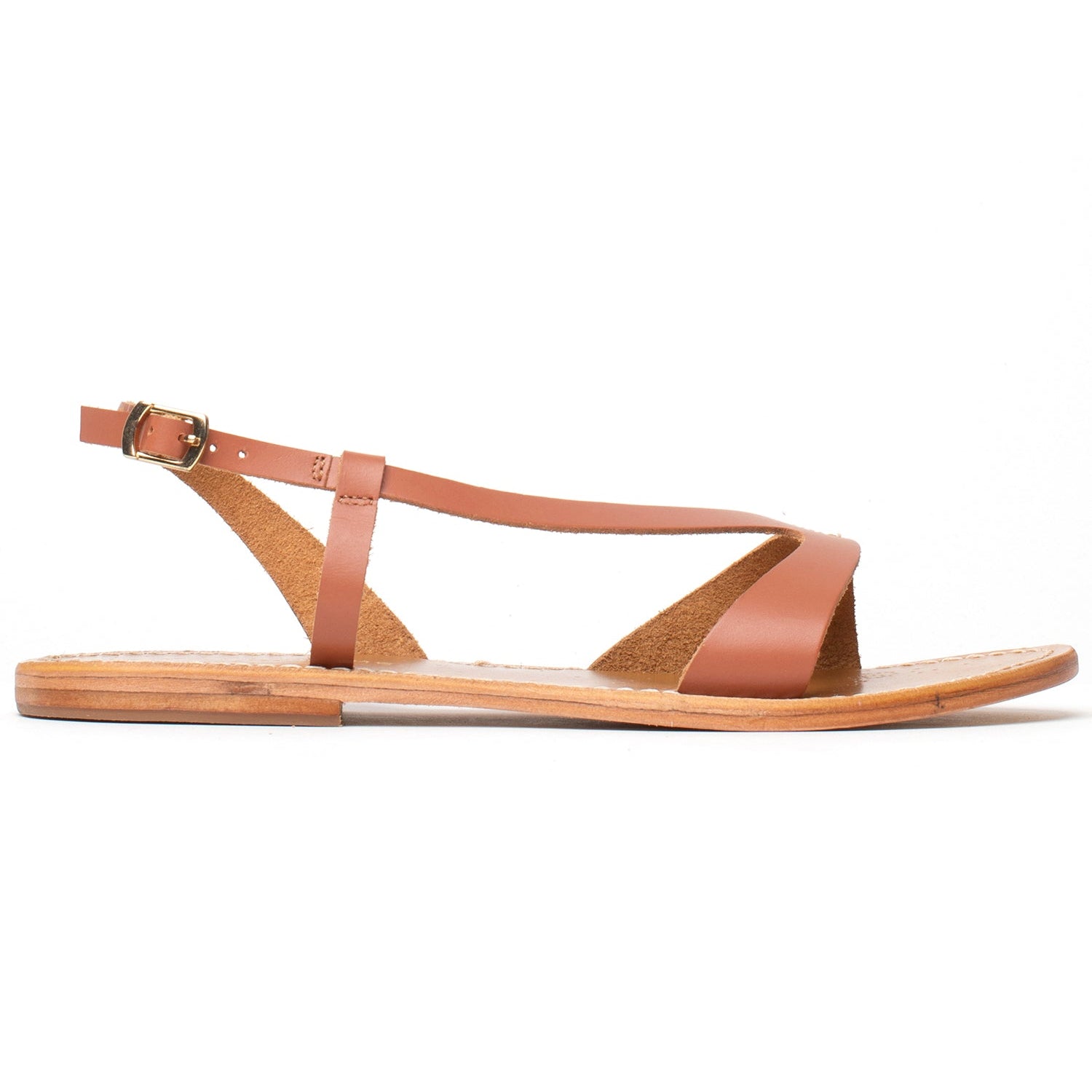 AMADRYA Sandale neutre en cuir