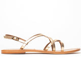 IANTHA Sandale brillante en cuir