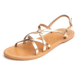 IANTHA Sandale brillante en cuir