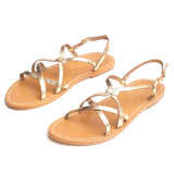 IANTHA Sandale brillante en cuir
