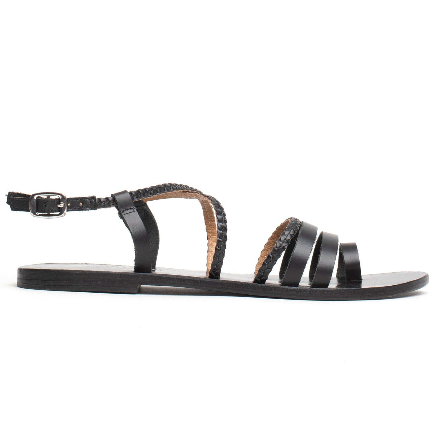NIRTLE Sandale neutre en cuir