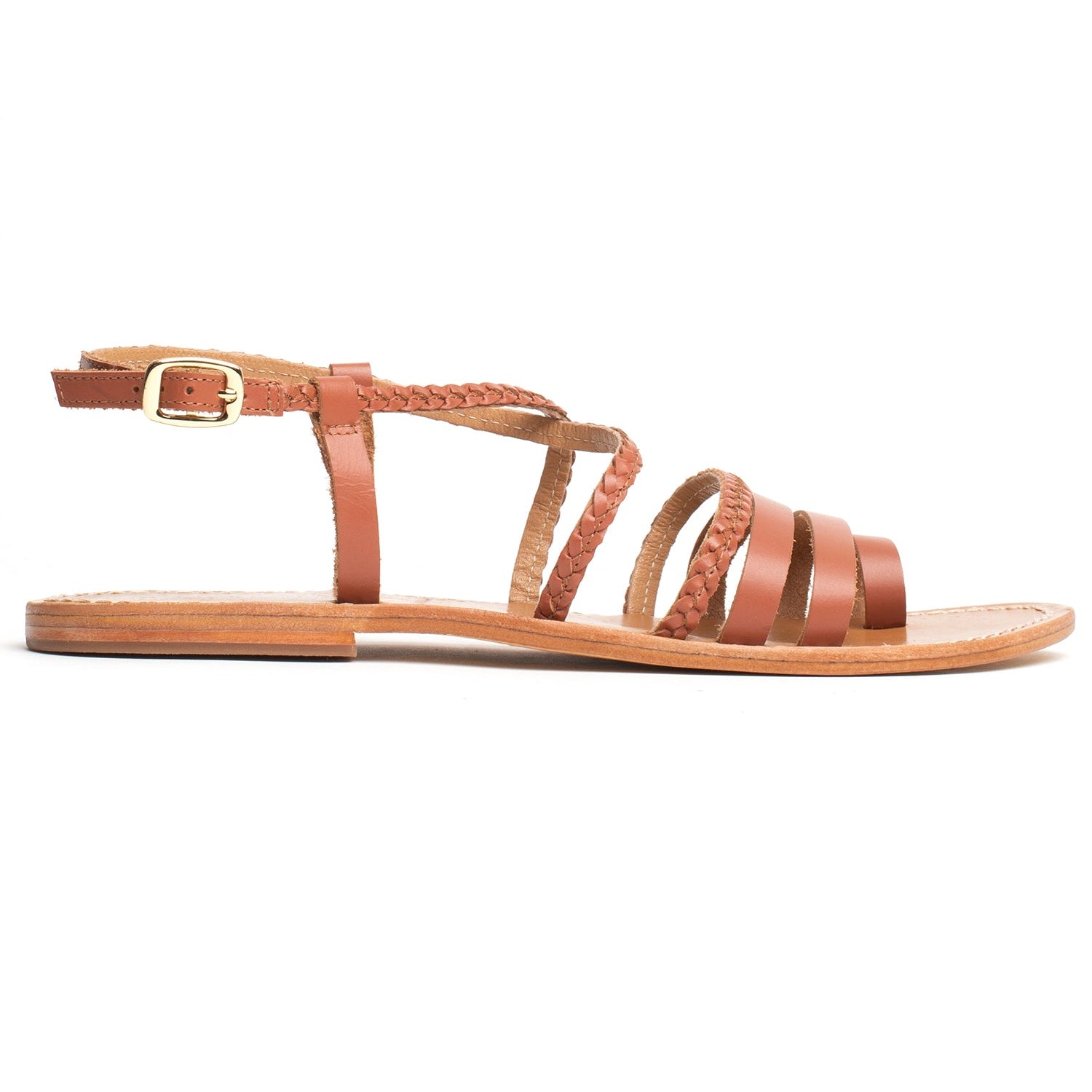 NIRTLE Sandale neutre en cuir