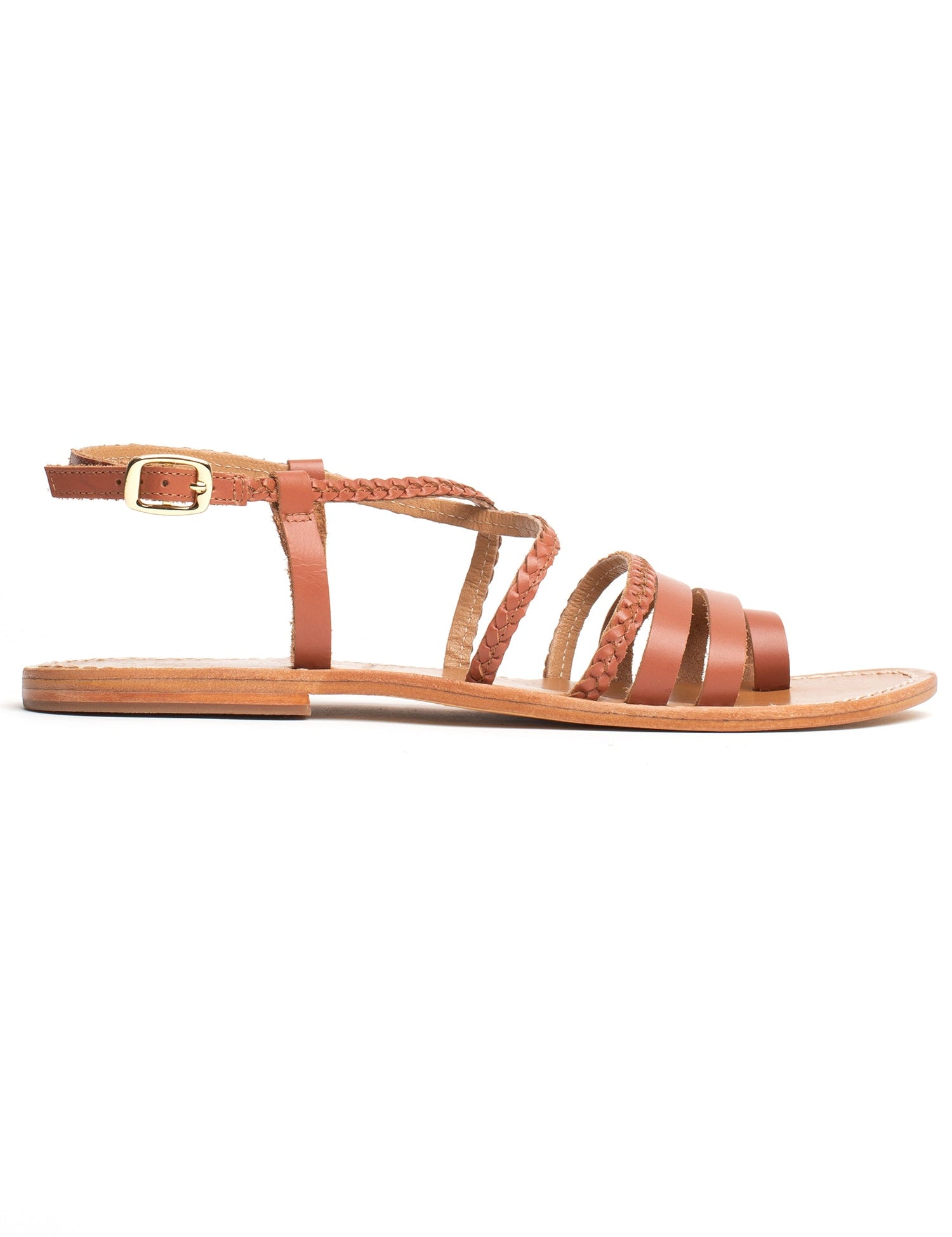 NIRTLE Sandale neutre en cuir