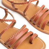 NIRTLE Sandale neutre en cuir